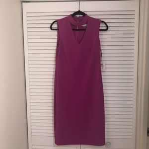 Pink Calvin Klein dress